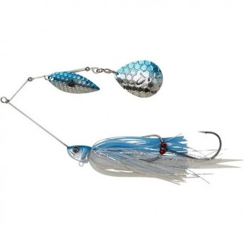 Блесна SAVAGE GEAR Da'Bush Spinnerbait 14см 21г Sinking Blue Silver