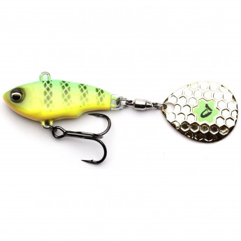 Блесна SAVAGE GEAR Fat Tail Spin 8cm 24g Sinking Firetiger Блесна SAVAGE GEAR Fat Tail Spin 8cm 24g Sinking Firetiger