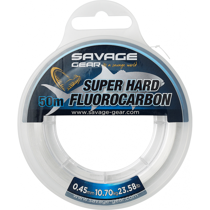 Флюорокарбон SAVAGE GEAR SUPER HARD FLUORO CARBON 50м 0,60мм 74492