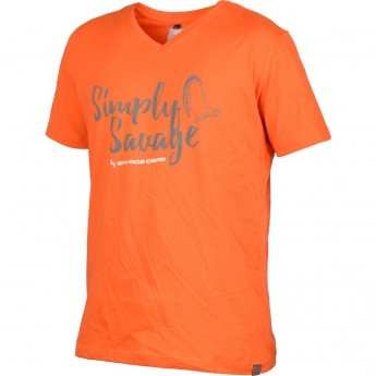 Футболка SAVAGE GEAR Simply Savage Orange S