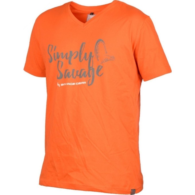 Футболка SAVAGE GEAR Simply Savage Orange XXL 57062