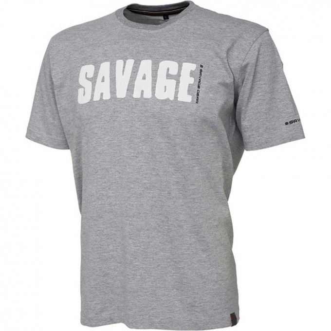 Футболка SAVAGE GEAR Simply Savage Tee - Light Grey Melangé L 59145