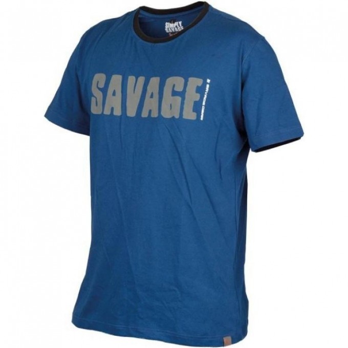 Футболка SAVAGE GEAR Tee Blue S 57063