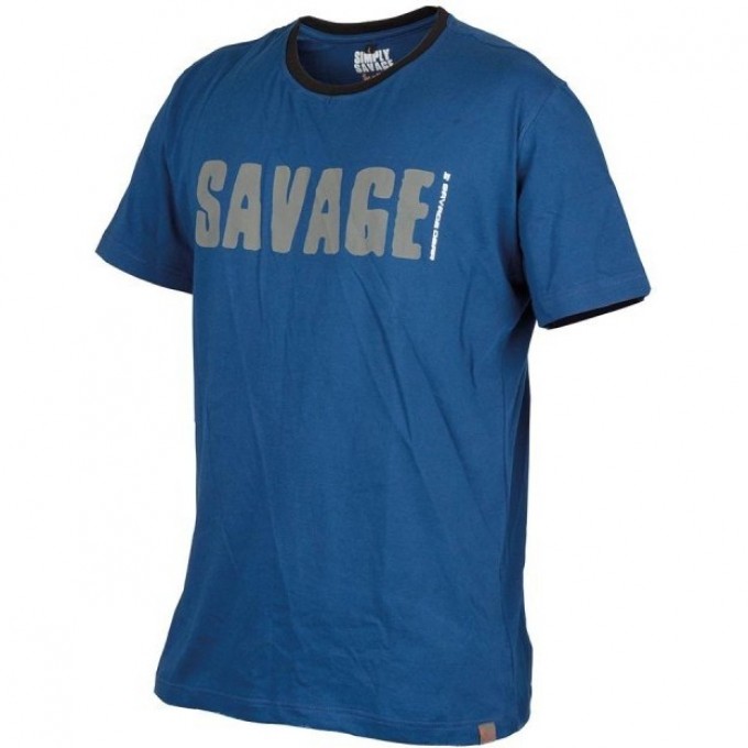 Футболка SAVAGE GEAR Tee Blue XXL 57067