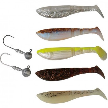 Набор приманок SAVAGE GEAR LB Pro 4Play Shad Kit 8.5cm 5+2pcs NL