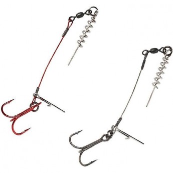 Оснастка SAVAGE GEAR Carbon49 Corkscrew stinger 2x1/0 23kg 2pcs Оснастка SAVAGE GEAR Carbon49 Corkscrew stinger 2x1/0 23kg 2pcs