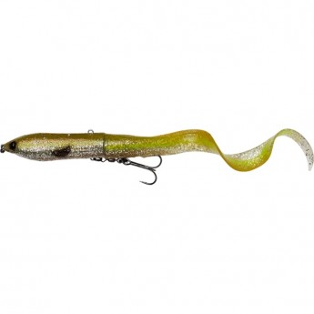 Приманка SAVAGE GEAR 3D Hard Eel 2+1 17cm 50g SS Green Silver Ayu