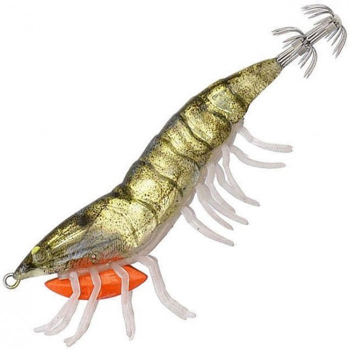Приманка SAVAGE GEAR 3D Hybrid Shrimp Egi 7.5 01-Olive flas 50693