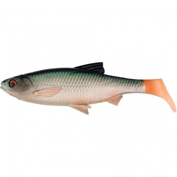 Приманка SAVAGE GEAR 3D LB River Roach Paddletail 18cm 70g 2pcs Green Silver G Приманка SAVAGE GEAR 3D LB River Roach Paddletail 18cm 70g 2pcs Green Silver G
