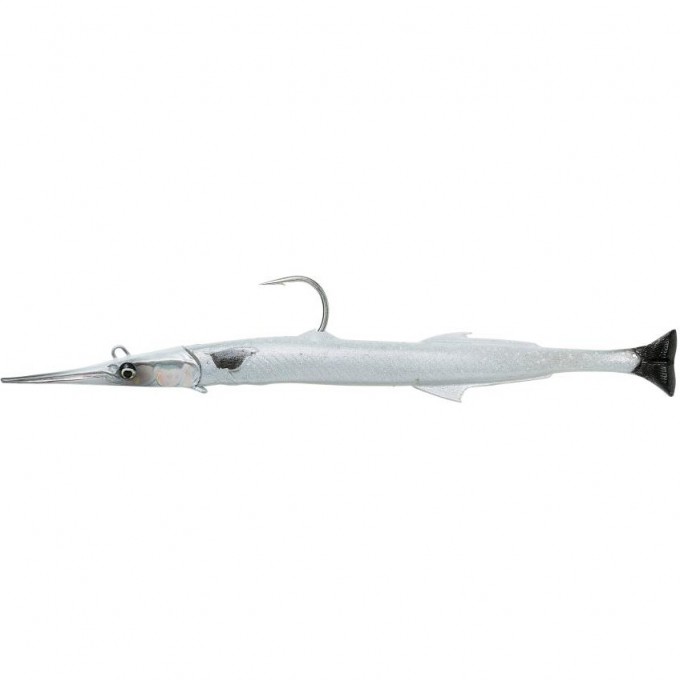 Приманка SAVAGE GEAR 3D Needlefish Pulsetail 14см 12г Sinking Pearl White/silver 69697