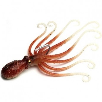 Приманка SAVAGE GEAR 3D Octopus 120g 16cm Brown Glow