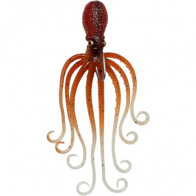 Приманка SAVAGE GEAR 3D Octopus 185g 20cm Brown Glow 63890