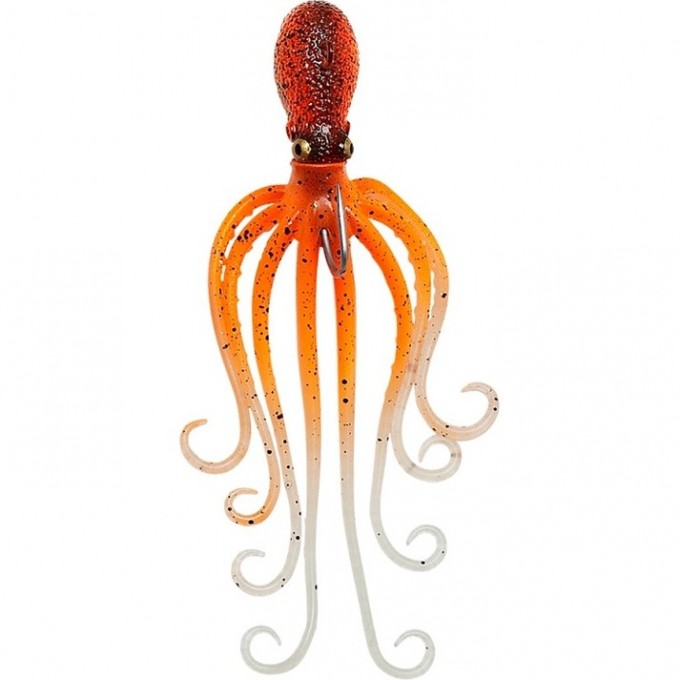 Приманка SAVAGE GEAR 3D Octopus 185g 20cm UV Orange Glow 63892