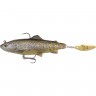 Приманка SAVAGE GEAR 4D Trout Spin Shad 14.5cm 80g MS 03-Dark Brown Trout 57419
