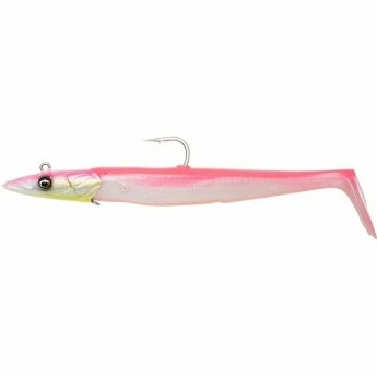 Приманка SAVAGE GEAR Sandeel V2 15.5см 46г Sinking Pink Pearl Silver 2+1