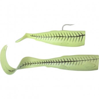 Сменные хвосты для SAVAGE GEAR Cutbait Herring 25 19-Green Glow