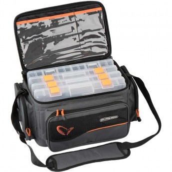 Сумка SAVAGE GEAR System Box Bag L 4 boxes (24x47x30cm) Сумка SAVAGE GEAR System Box Bag L 4 boxes (24x47x30cm)