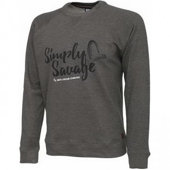 Свитер SAVAGE GEAR Simply Savage Sweater Melange Grey L