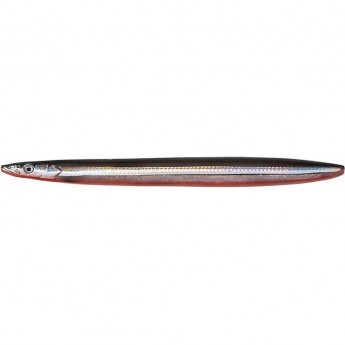 Воблер SAVAGE GEAR Line Thru Sandeel 110mm 15g 10-Black & Red UV Воблер SAVAGE GEAR Line Thru Sandeel 110mm 15g 10-Black & Red UV